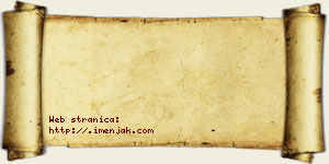 Borka Mijatović vizit kartica